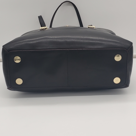 Antonio Melini Black Stachel with Gold Hardware and Three Compartment - Picture 7 of 16
